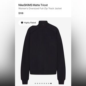 NikeSKIMS Oversized Track Jacket